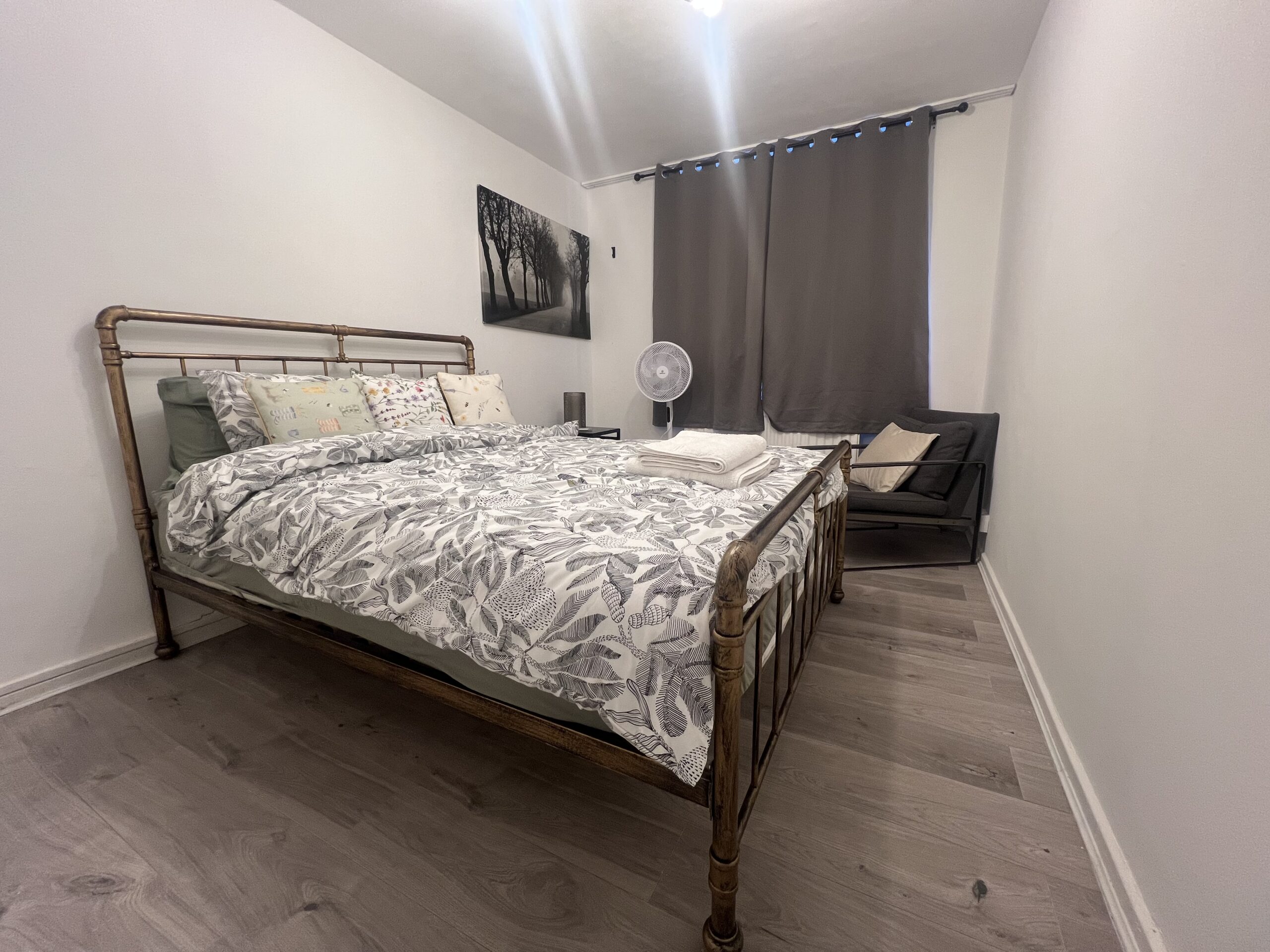Main bedroom at The Arlington